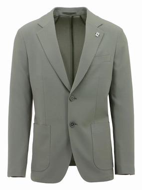 Genoa Olive Sports Jacket Transitional Daily Fit Casual Trend