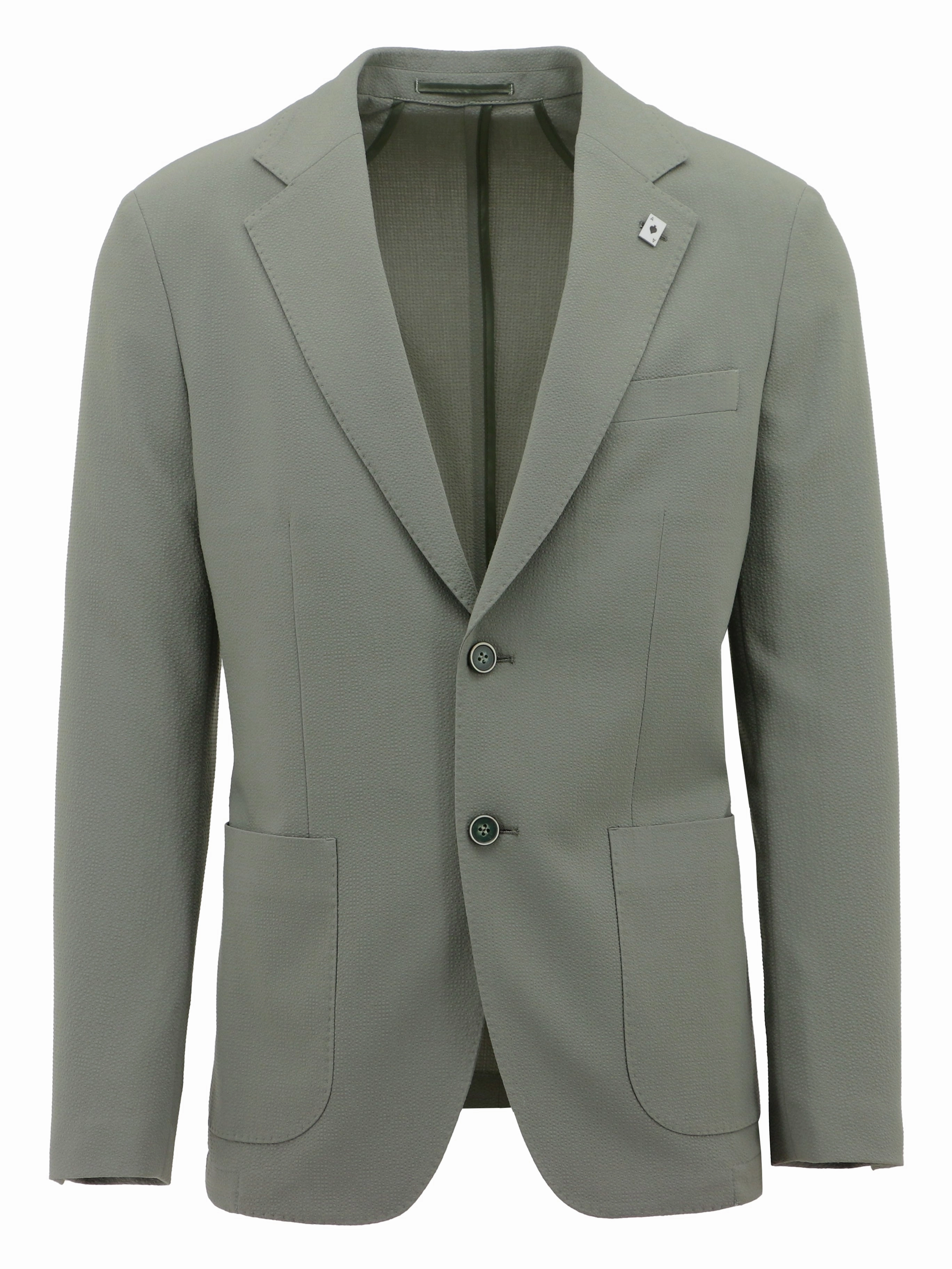 Genoa Olive Sports Jacket Eco Conscious Production SeamlessBonding