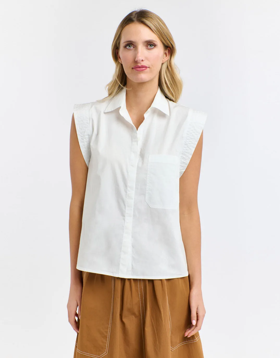 Gigi Shirt - White Ultra Soft Interior