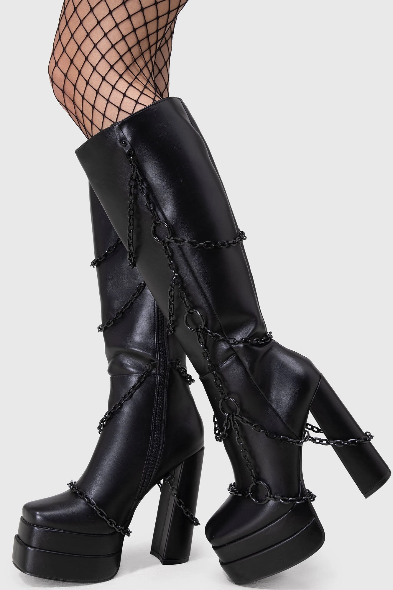 Pull on Quick Drying Adventure Journey Gloomed & Doomed Knee High Boots