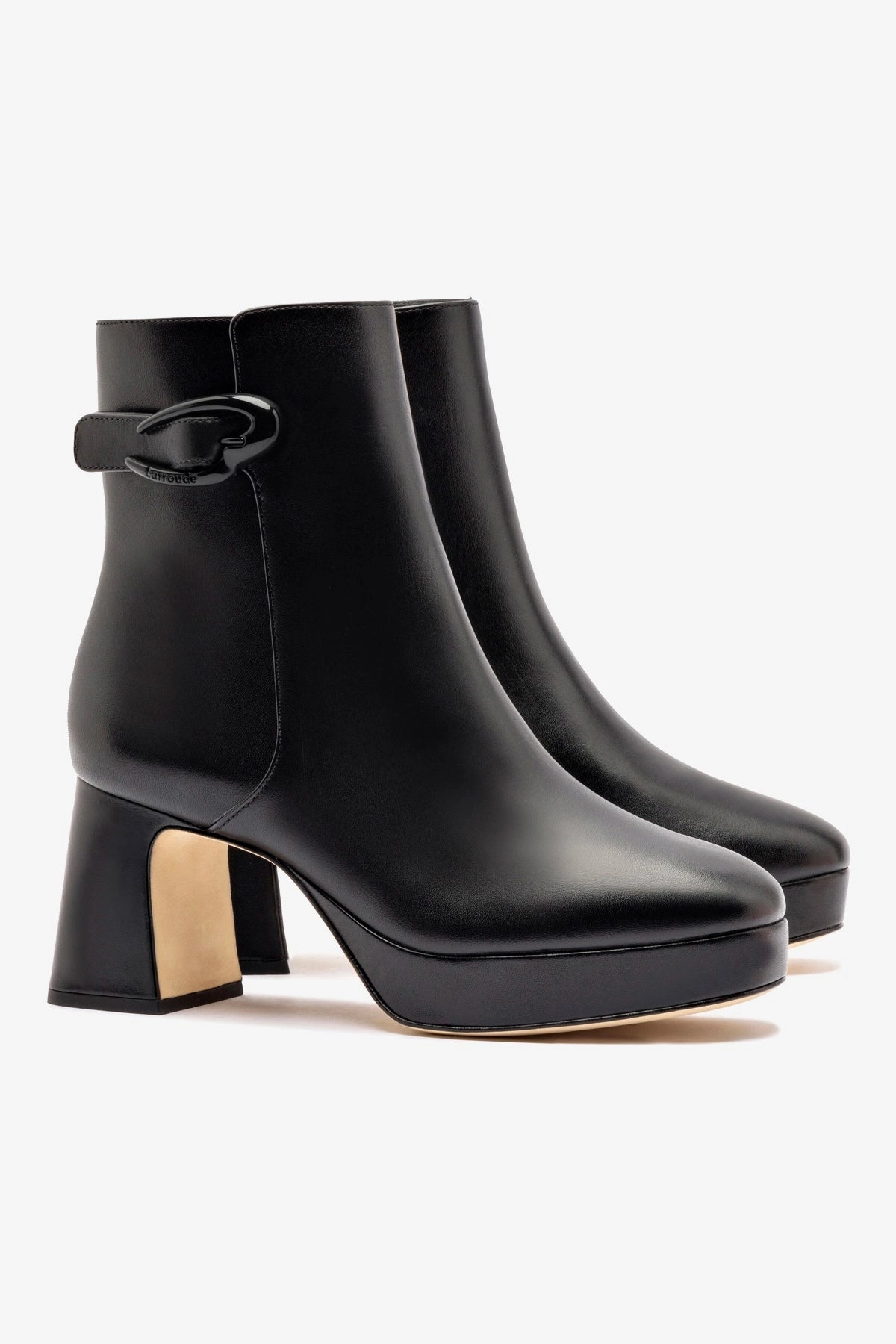 Outdoor Utility Dolly Verona Low Boot In Black Leather