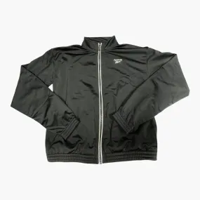 Athletic Jacket By Reebok In Black & White, Size: Xs Cold Weather Gear Formal Use