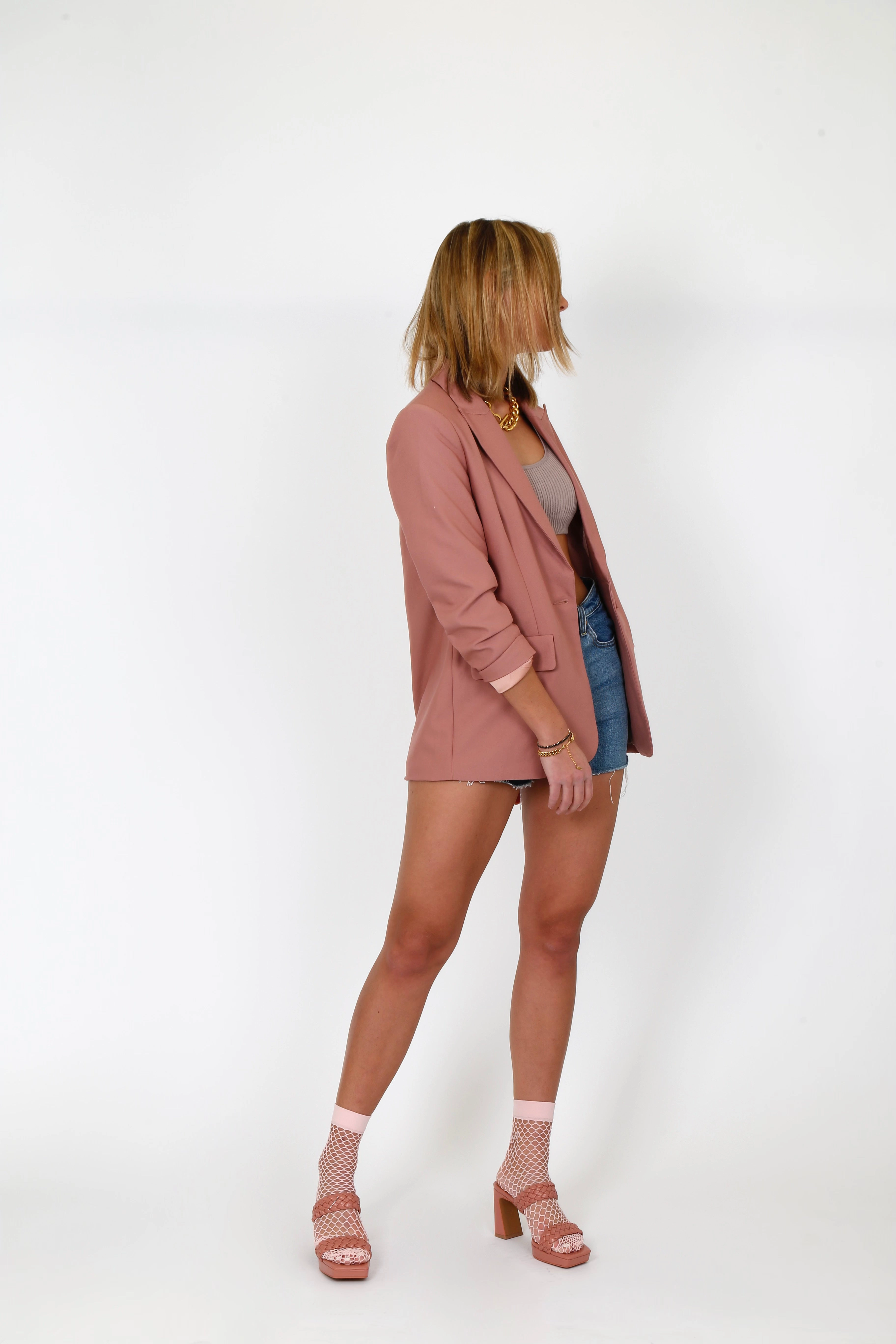 Vintage Vibe Supportive arch JEFFREY CAMPBELL | Delicacy Shoe - Dusty Pink