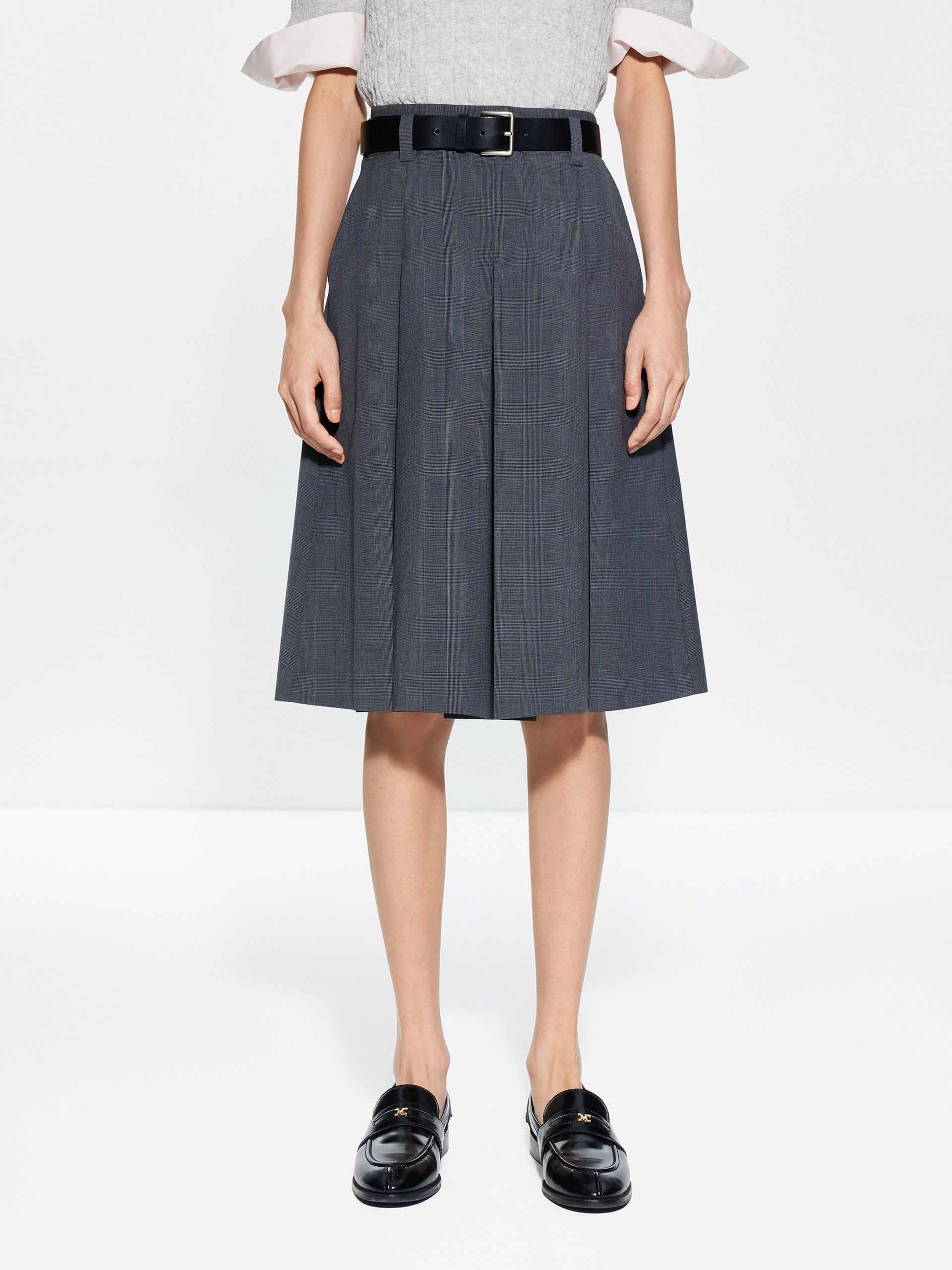 Flexible Stitching Side Pocket Pleated Culottes