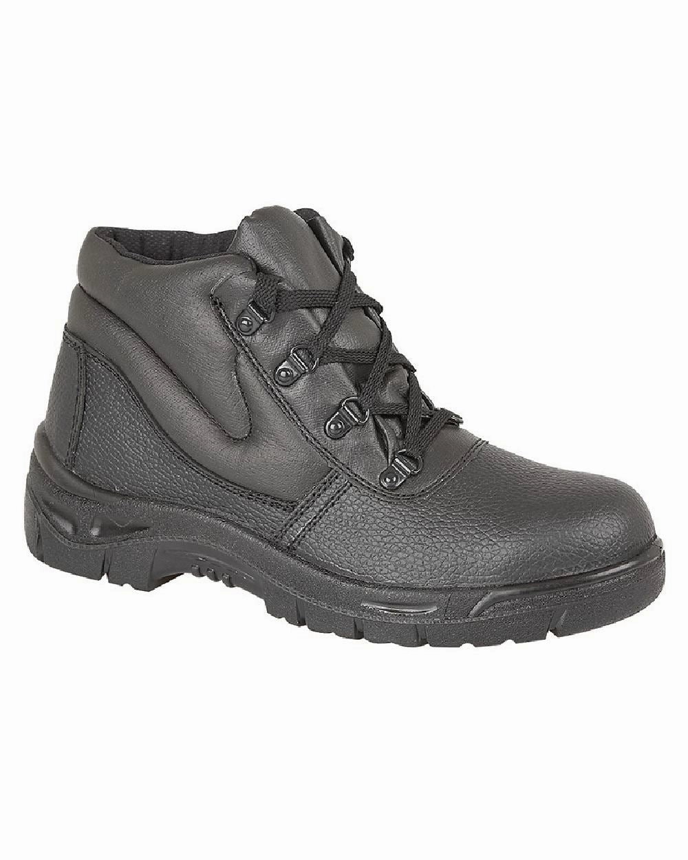 Shock Absorbing Technology Protective Finish Adventure Seeker Grafters Grain Leather Padded Ankle Safety Toe Cap Boots