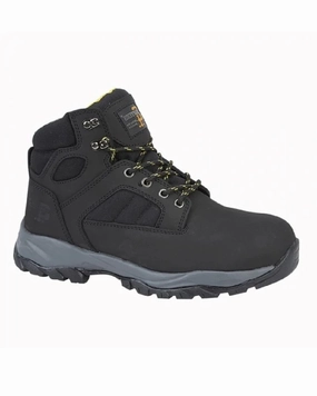 Grafters Mens Action Nubuck Safety Ankle Boots Eco Material Snow Trekker