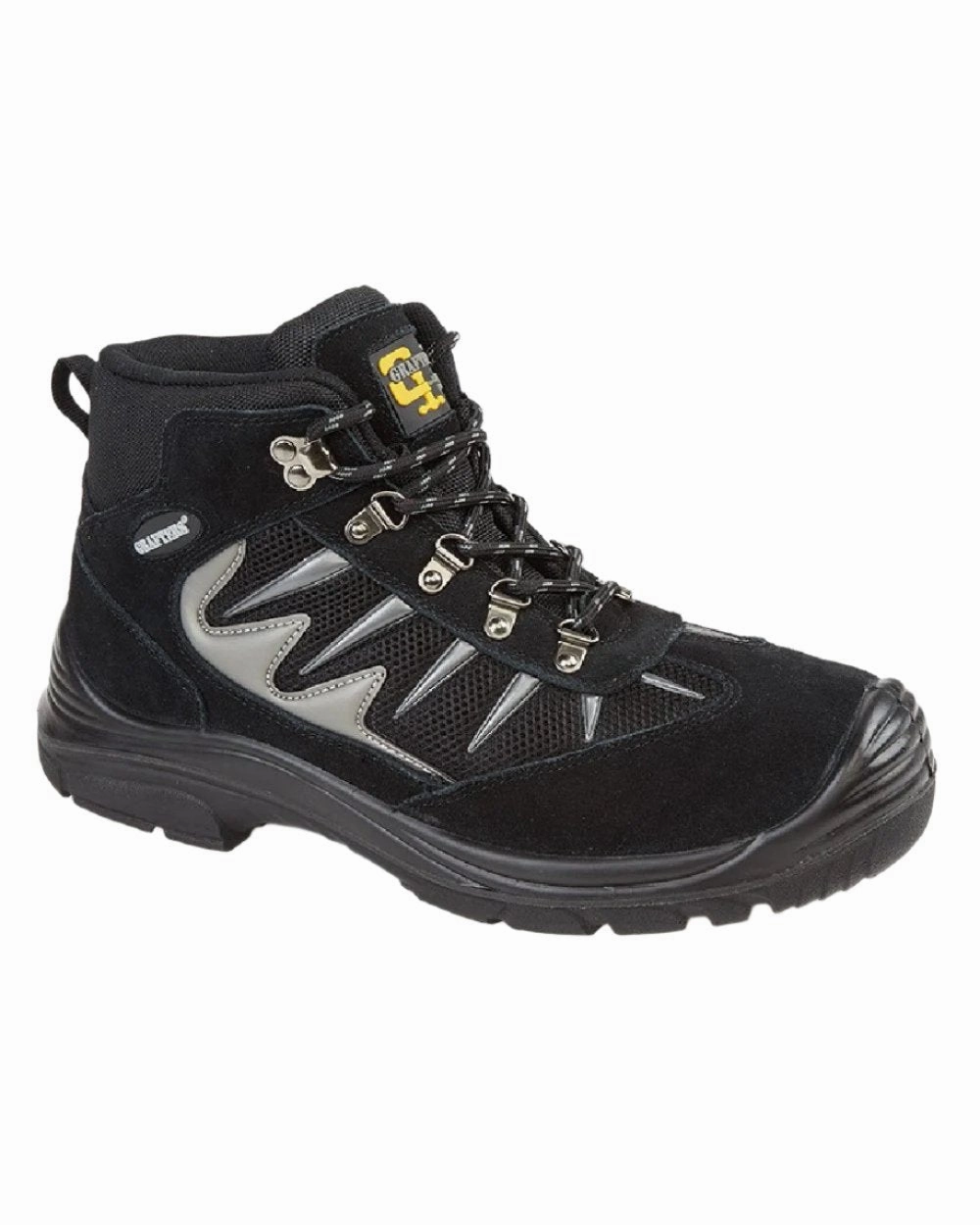 Lace Closure Grafters Mens Real Suede Hiker Type Safety Ankle Boots