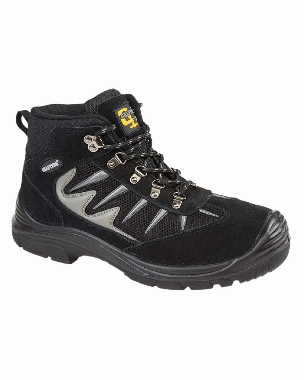 High Shaft Grafters Mens Real Suede Hiker Type Safety Ankle Boots