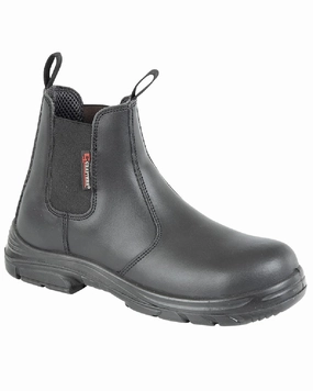 Grafters Super Wide EEEE Fitting Safety Dealer Boots Padded Interior Comfort Seeker