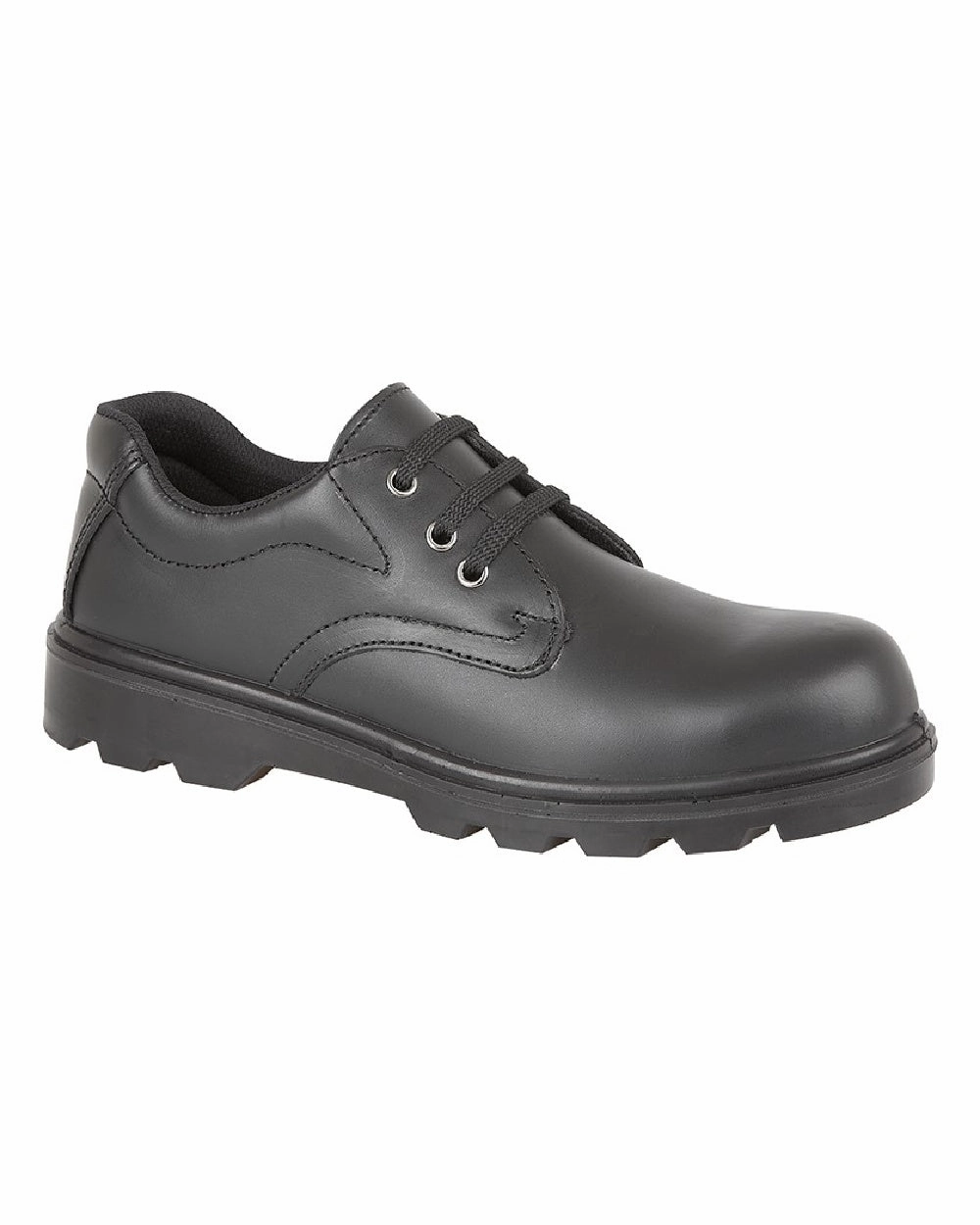Quick Drying Remote Hiking Grafters Uniform Shine Leather 3 Eye Safety Shoes