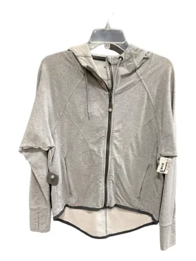 Grey Athletic Jacket Gaiam, Size Xs Office Wear Neutral Look