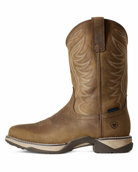 Mud Friendly Mud Resistant Functional Minimalist Ariat Womens Anthem Waterproof Western Boots