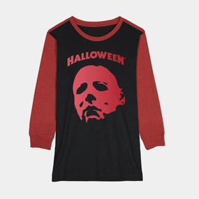 HALLOWEEN MM MASK RAGLAN SHIRT BondedSeams QuickRelease