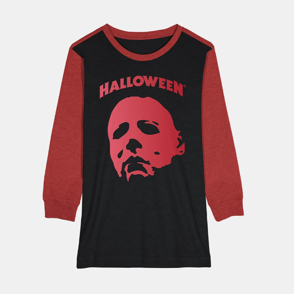 Fashionable Style Summer Style HALLOWEEN MM MASK RAGLAN SHIRT