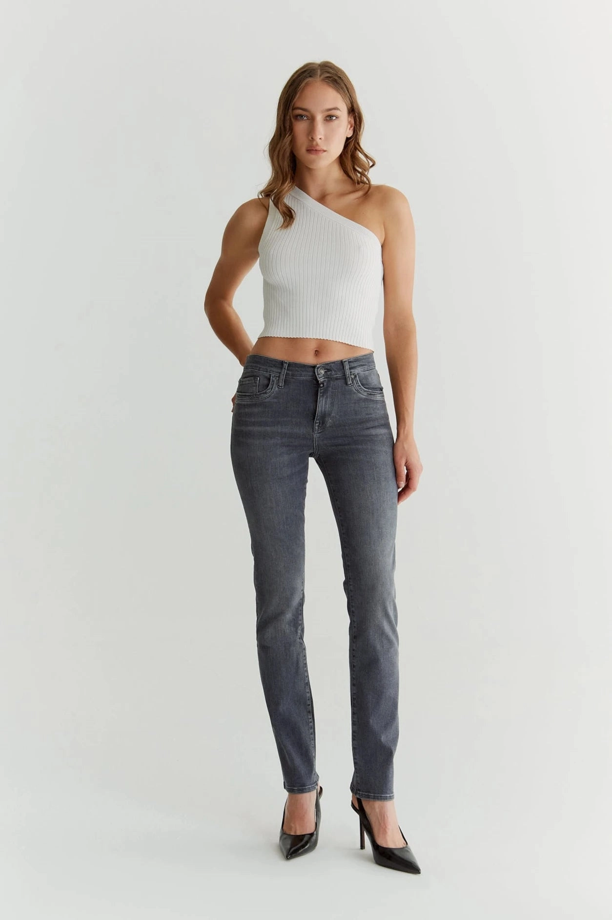 Relaxed fit wear Hannah - Pant - Smoked Grey - L30