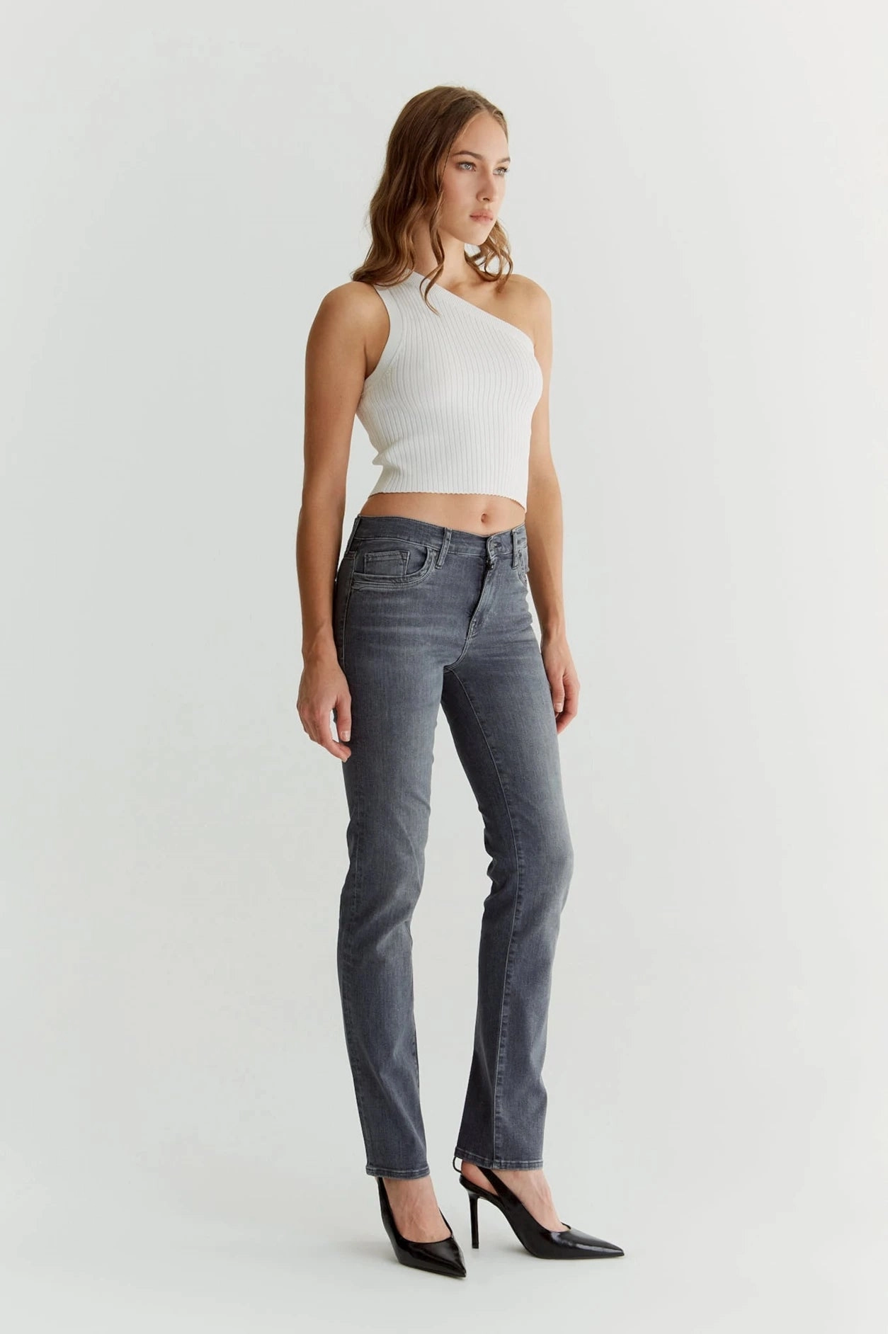 Cozy Stretch Easy Care Fabric Finish Hannah - Pant - Smoked Grey - L30