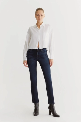 Hannah Pant -Black Blue - L32 Easy Fit Design