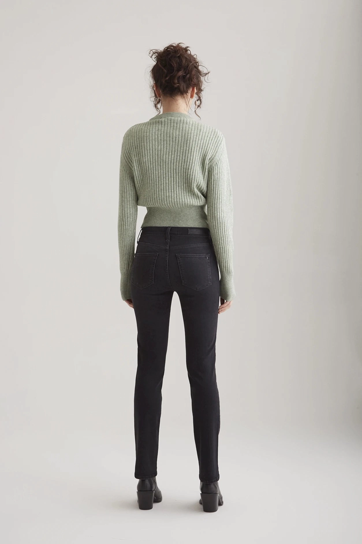 Hannah Pant -Black Vintage - L30 Basic Look AntiSlipGrip