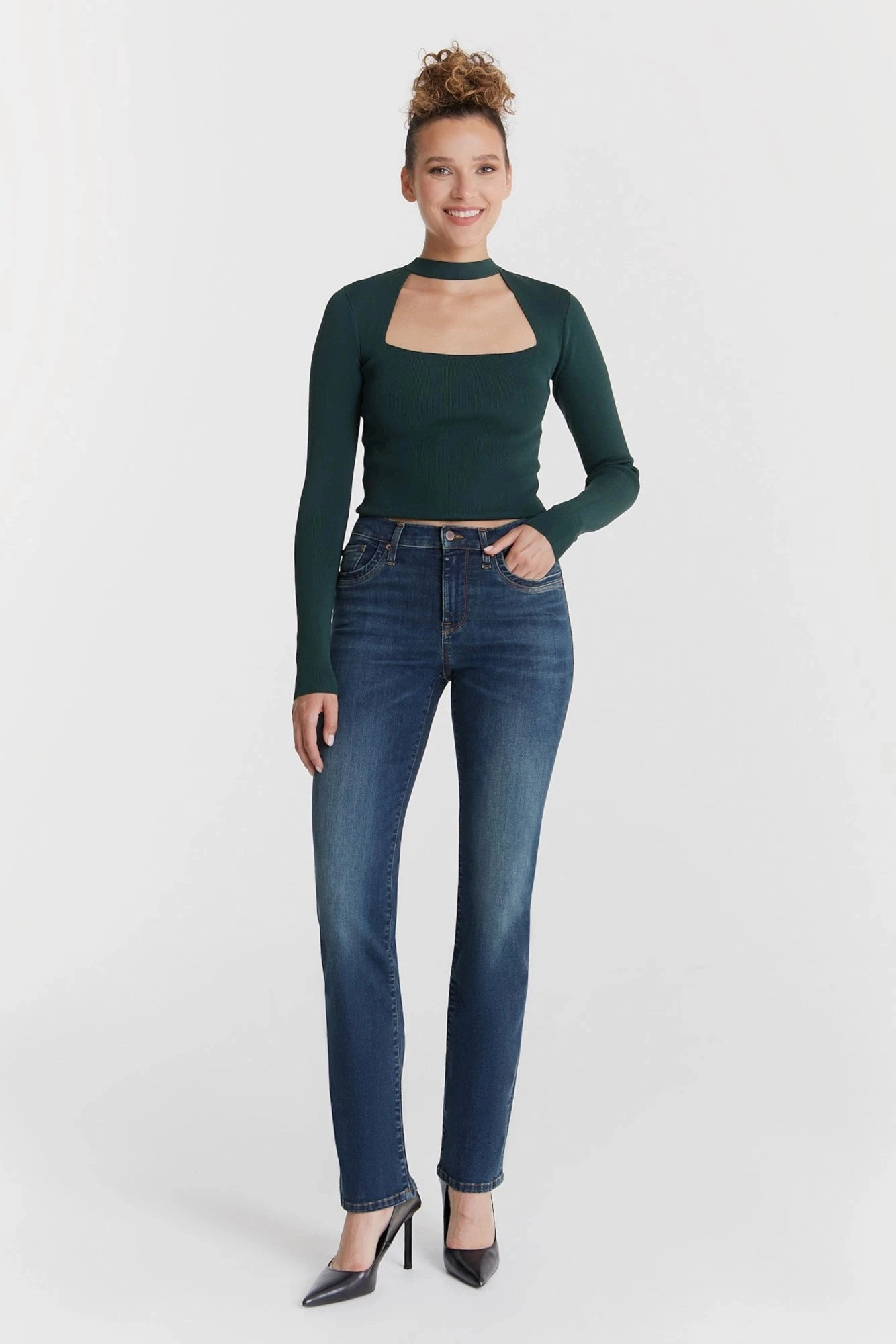 Breathable Material Hannah Pant -Green Way - L30