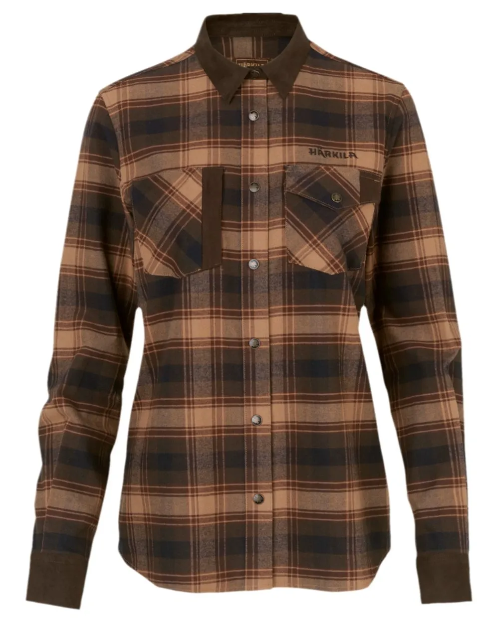 Layered Collar Harkila Womens Aivak Long Sleeved Shirt
