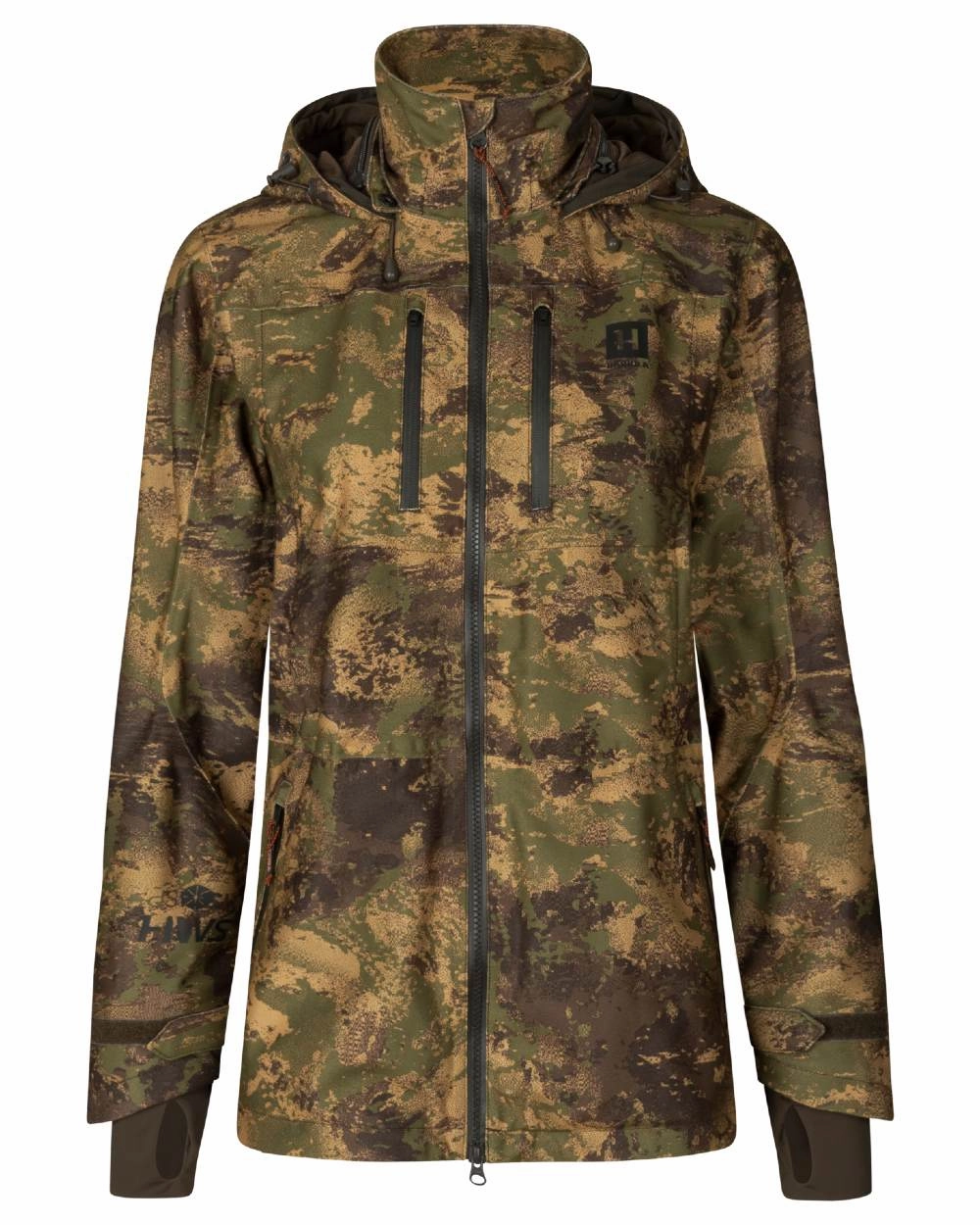 Glove Compatible Cuffs Harkila Womens Deer Stalker Camo HWS Jacket