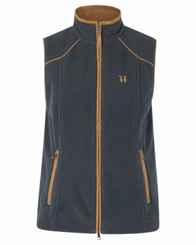 Insulated Warmth Multi Pocket Layout Harkila Womens Sandhem 200 Fleece Waistcoat