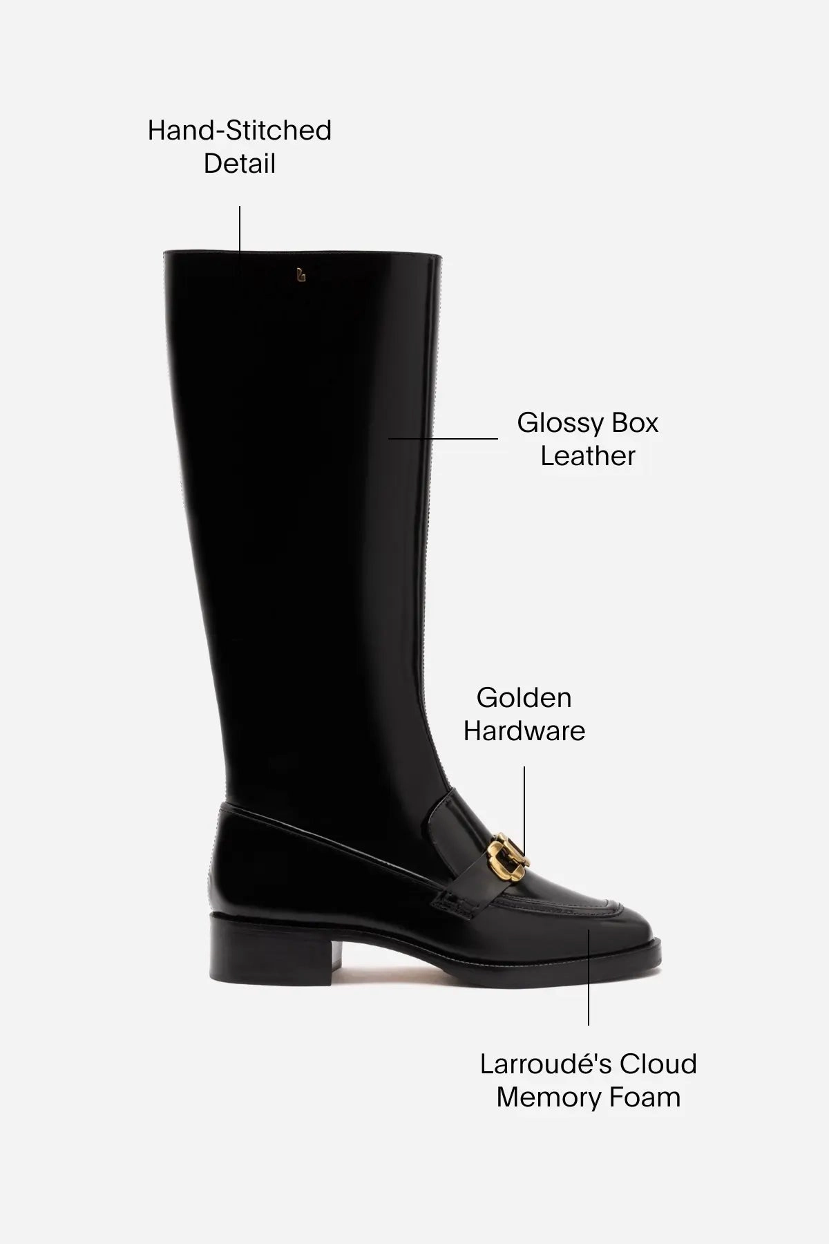 Protective Finish Outdoor Trek Harrington Boot In Black Box Leather