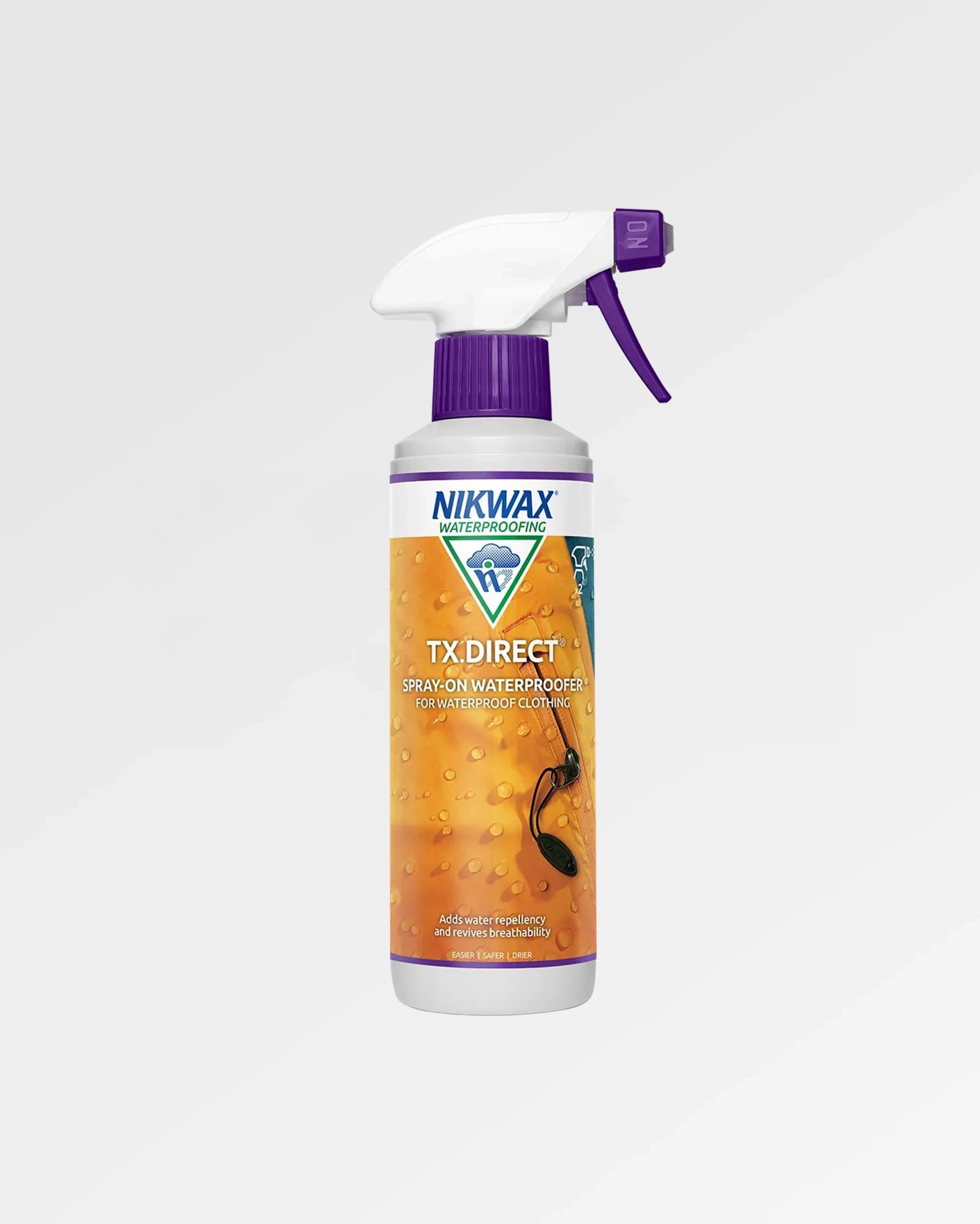 Nikwax TX Direct Spray on Waterproofer - 300ml Spray On - White Lightweight Lining Teflon Finish