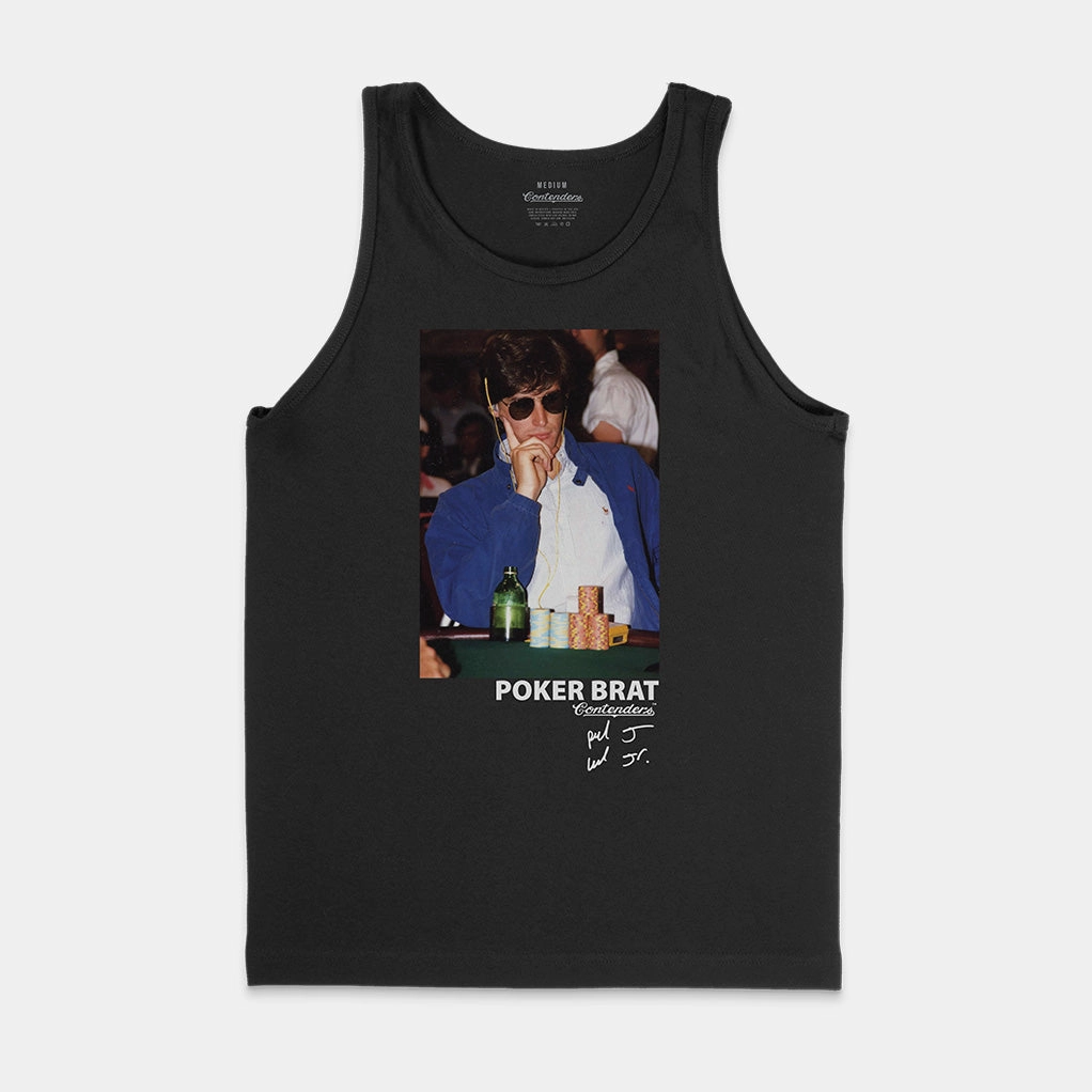 HELLMUTH POKER BRAT TANK Ergonomic Shoulder Shape Reinforced Neckline
