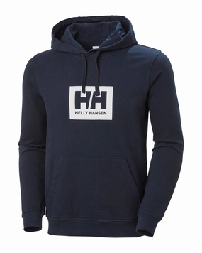 Helly Hansen Box Hoodie Garment Dyed Finish Relaxed Comfort Fit