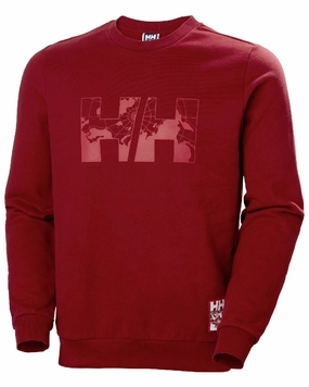 Helly Hansen Mens Arctic Ocean Sweatshirt stud accents ideal for birthdays
