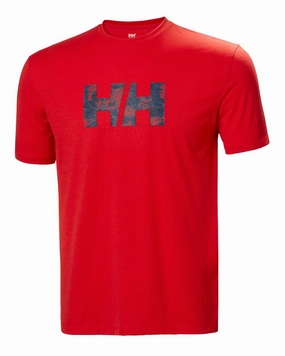 Low Environmental Impact Helly Hansen Mens Skog Recycled Graphic T-Shirt Clearance