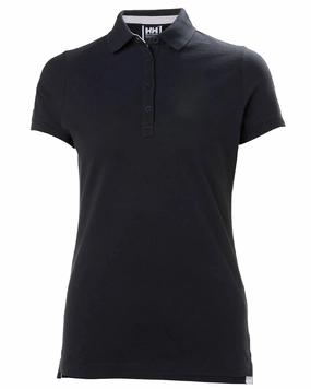 Helly Hansen Womens Crew Pique 2 Cotton Polo Shirt loose but not baggy Relax Trend
