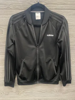 Street Ready Spring Layer Athletic Jacket By Adidas In Black, Size: S
