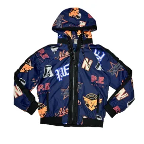 Mark Style Hypoallergenic Interior Layer Athletic Jacket By Pe Nation In Navy, Size: S