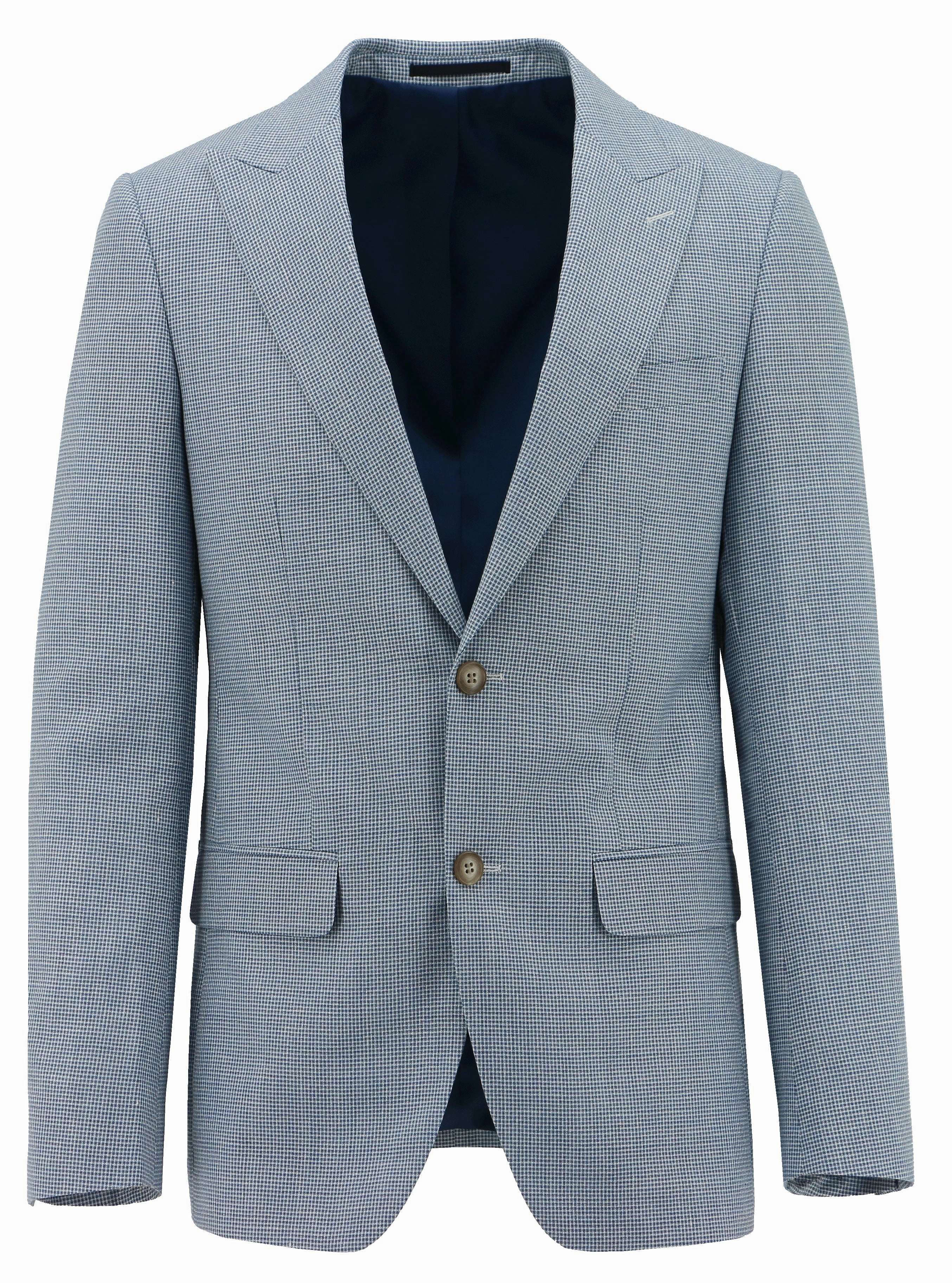 Cool Climate Amalfi Blue Wool Blend Sports Jacket