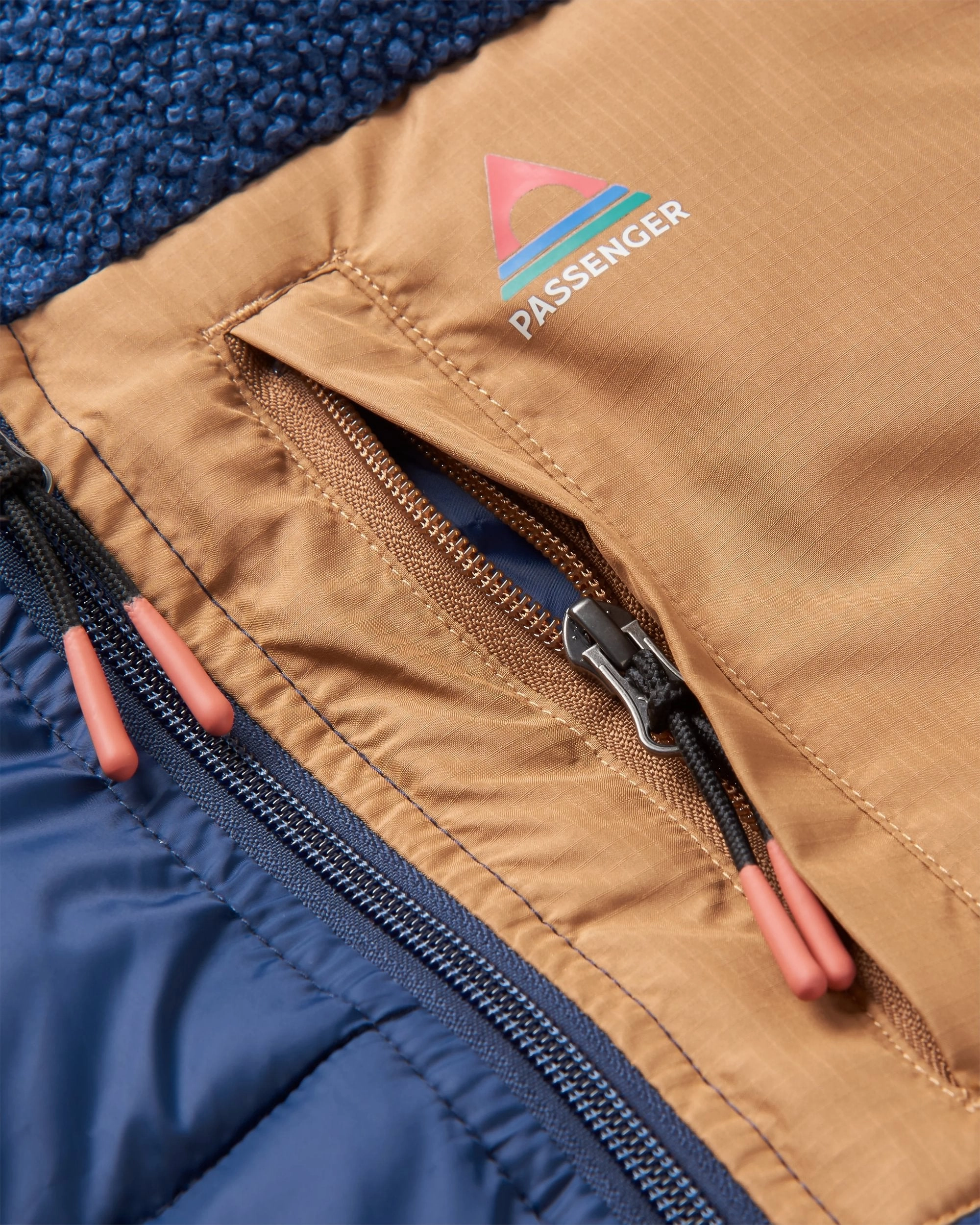 Journey Recycled Insulated Jacket - Rich Navy/Dark Denim Flexible Shoulder Design