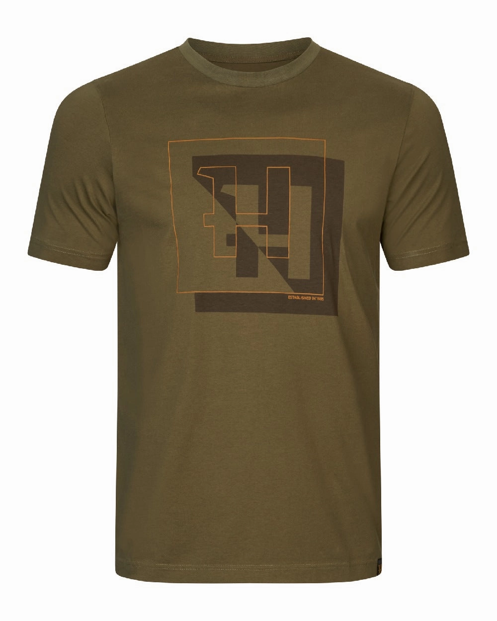 Harkila Mens H-Logo Short Sleeve T-shirt Luxurious Sleeveless