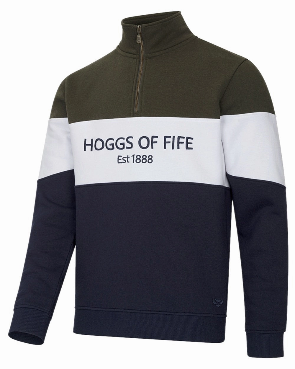 Hoggs of Fife Dumfries 1888 Mens Quarter Zip Sweatshirt product high end luxury Cool Outfit