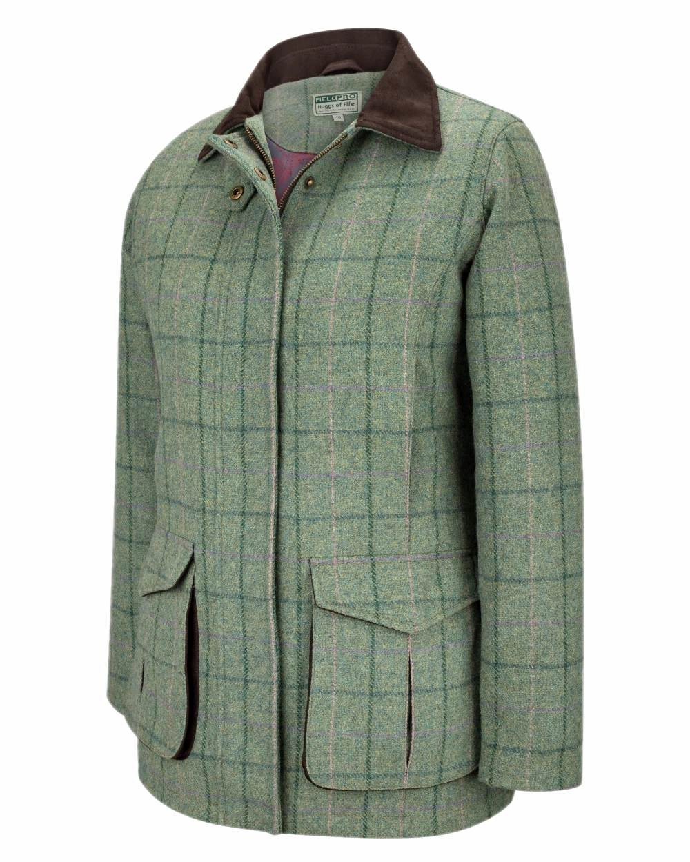 Hoggs of Fife Roslin Ladies Technical Tweed Field Coat Stylish Layer Zippered Closures