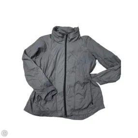 Contrast Stitch Convertible Features Athletic Jacket By Athleta In Grey, Size: M