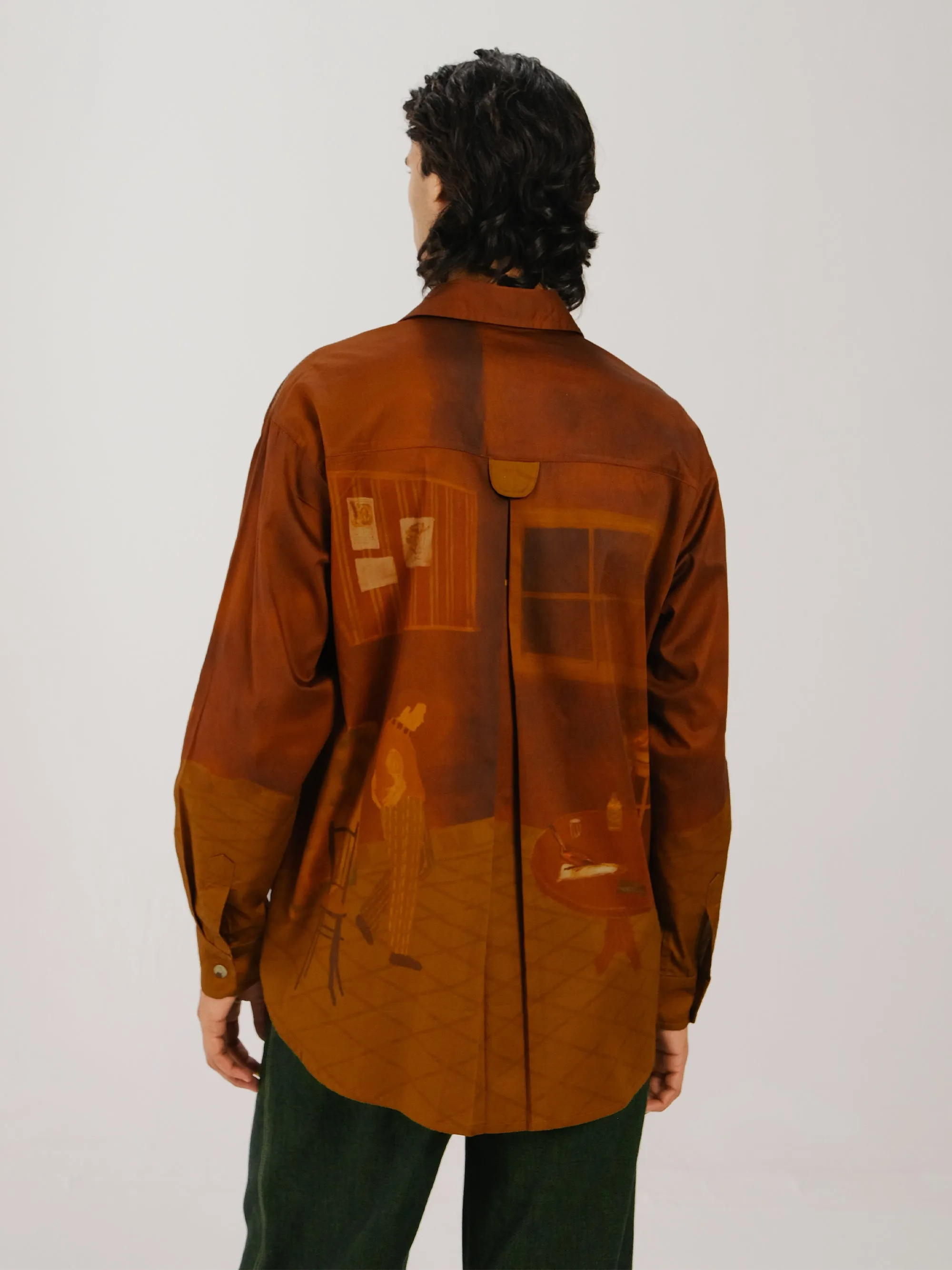 Hop Shirt Two Tone Stitching