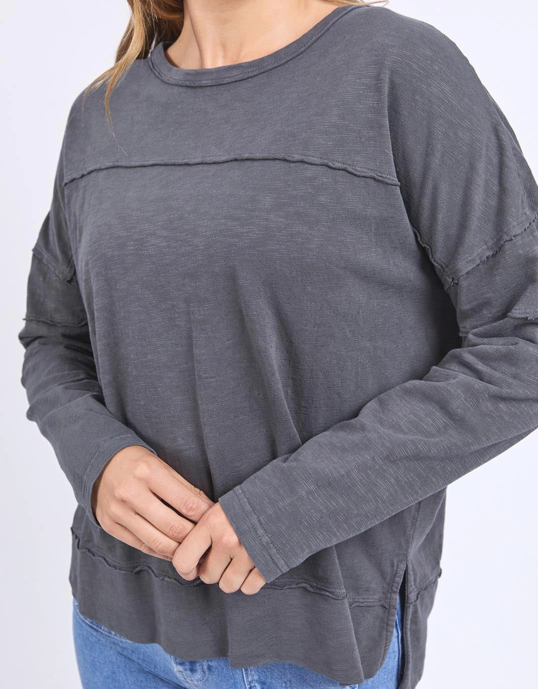 Jayne Throw On Top - Charcoal Indoor Event Soft Brushed Finish