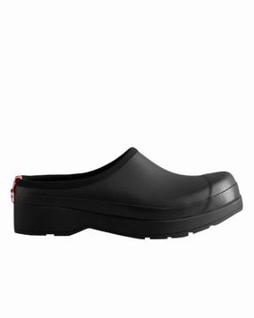 Hunter Mens Play Clogs Buckle Up Padded collar design