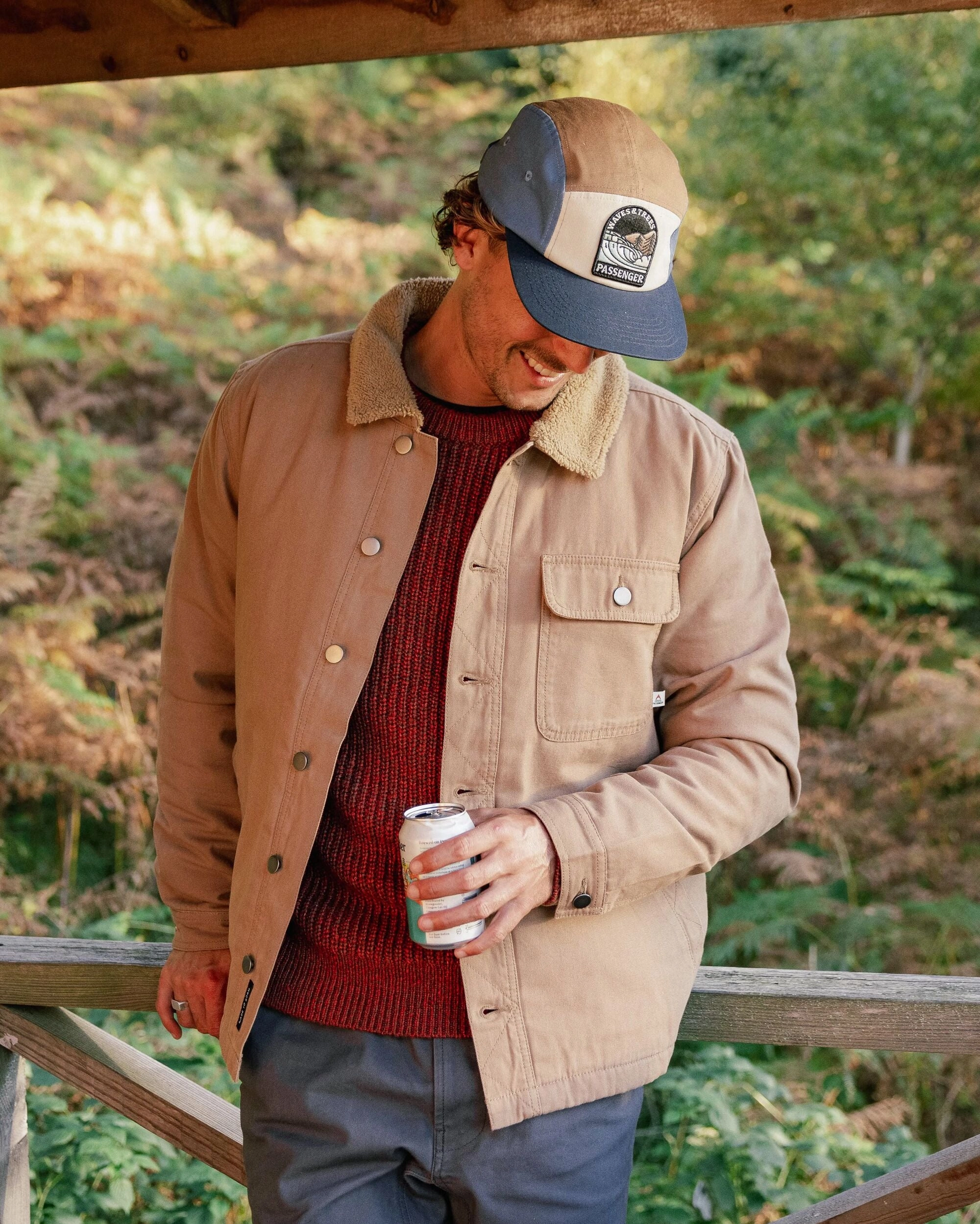 Falcon Organic Cotton Jacket - Toffee Essential City Look