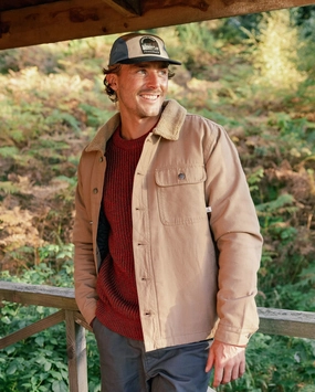 Falcon Organic Cotton Jacket - Toffee Sporty Chic