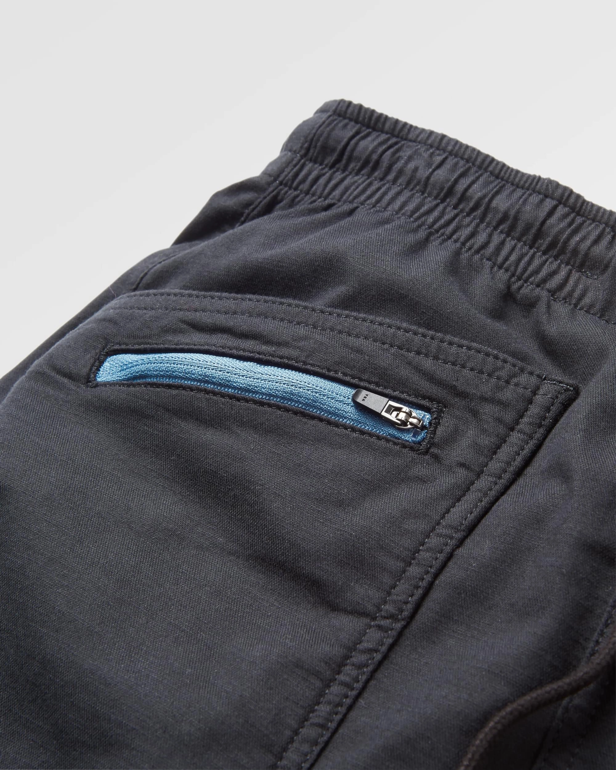Hydrilla Organic Cotton Trouser - Black Structured Hemline