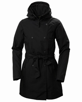 Helly Hansen Womens Welsey II Insulated Trench Coat Neutral Tones