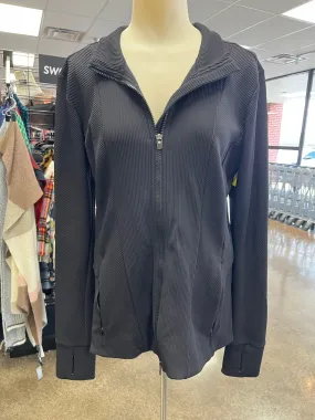 LightPadding Athletic Jacket By Athleta In Black, Size:L