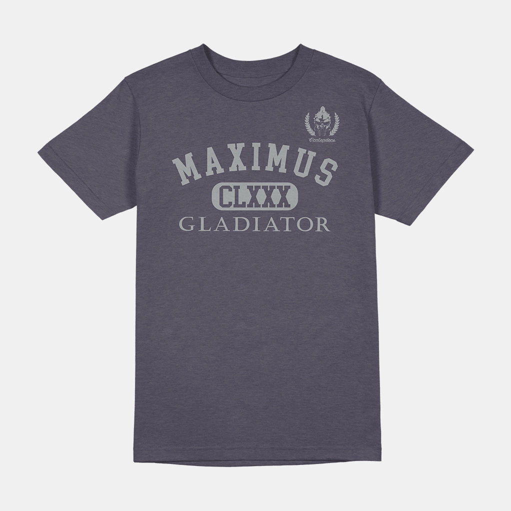 Comfortable clothing Ribbed Collar Design GLADIATOR ATHLETICS SHIRT